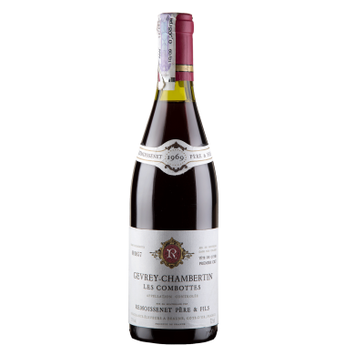 Ремуассене Жевре Шамбертен Прем'є Крю 1969 Ле Комбот, червоне сухе, Франція, 1 пляшка