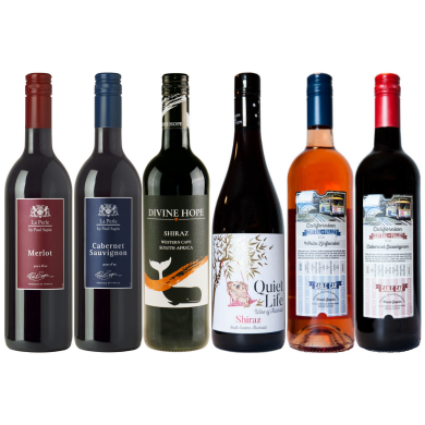 Сет з 6 вин "Навколосвітня подорож із Paul Sapin - червоні + рожеве" _119