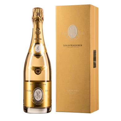 Луї Родерер Кристал Вінтаж Гіфт Бокс 2012 біле брют, Франція, 1 пляшка