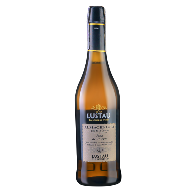 Люстао Фино дель Пуэрто Хосе де ла Куеста Альмаченистас, белое сухое, 0,5 л, Испания, 1 бутылка