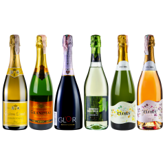 Сет из 6 вин "6 оттенков игристого из Франции, Италии, Испании"_89