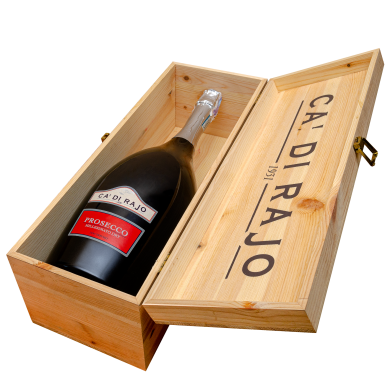 Вино игристое Ca'di Rajo Millesimato Dry Prosecco Spumante Treviso DOC 3,0 л белое сухое фото